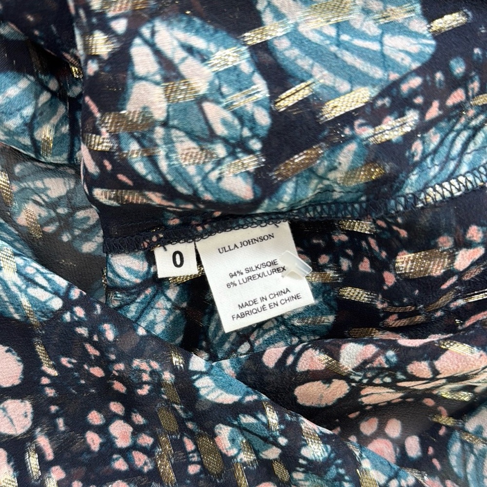 Ulla Johnson Roma Blouse Size 0 Silk - Picture 12 of 12
